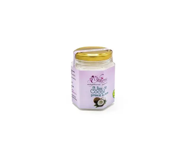 Ulei cocos extravirgin, presat la rece, 200ml, Charme Cosmetics