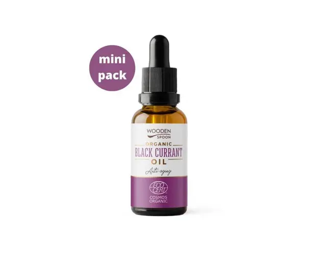Ulei de Coacaze Negre, eco-bio, 10 ml, Wooden Spoon