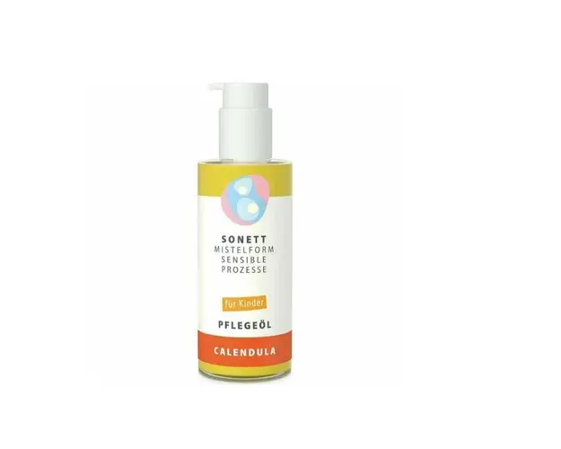 Ulei de corp cu galbenele pentru copii, eco-bio, 145 ml, Sonett