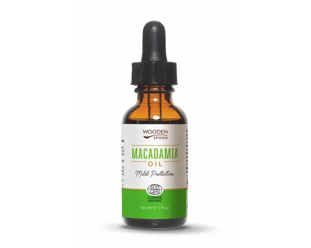 Ulei de Macadamia, eco-bio, 30 ml, Wooden Spoon