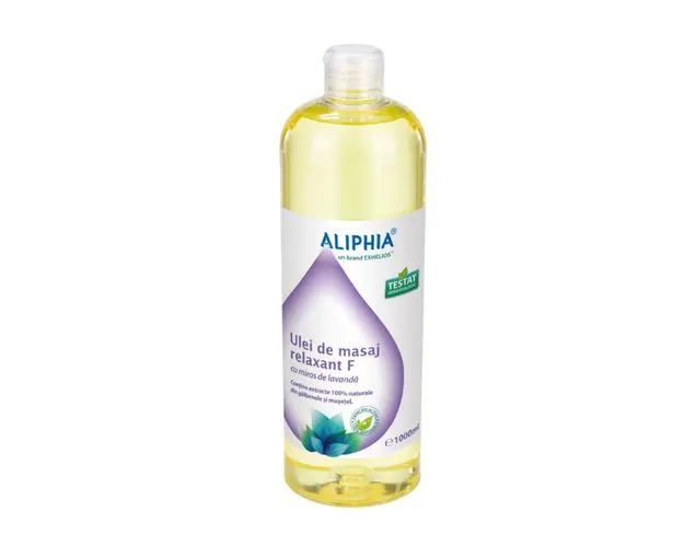 Ulei de masaj relaxant F cu miros de lavanda, 1000 ml, Aliphia