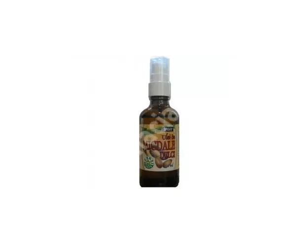 Ulei de Migdale Dulci, presat la rece spray, 50 ml - Herbavit