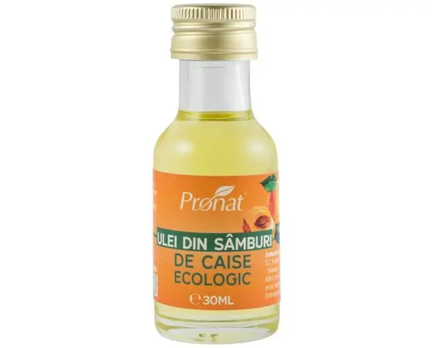 Ulei din samburi de caise, 30 ml, Pronat