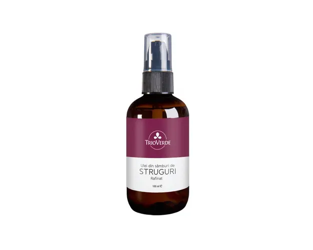 Ulei din samburi de struguri, 100ml - Trio Verde