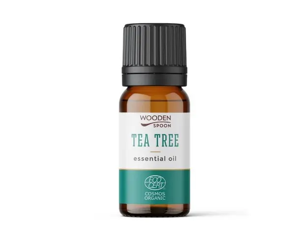 Ulei esential de arbore de ceai, Tea Tree, eco-bio, 5 ml, Wooden Spoon