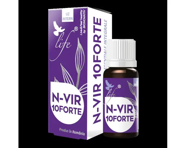 Ulei esential N-VIR 10 Forte, 10ml - Life Bio