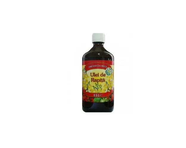 Ulei Rapita, presat la rece, uz Intern, 500ml - HERBAVIT