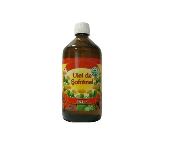 Ulei sofranel presat la rece, uz intern, 500ml - Herbavit