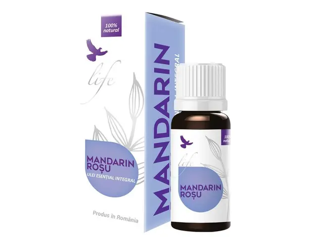 Ulei volatil de Mandarin Rosu, 10ml - Life Bio