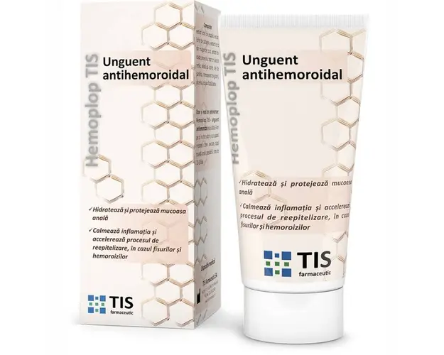 Unguent antihemoroidal Hemoplop, 50ml - Tis Farmaceutic