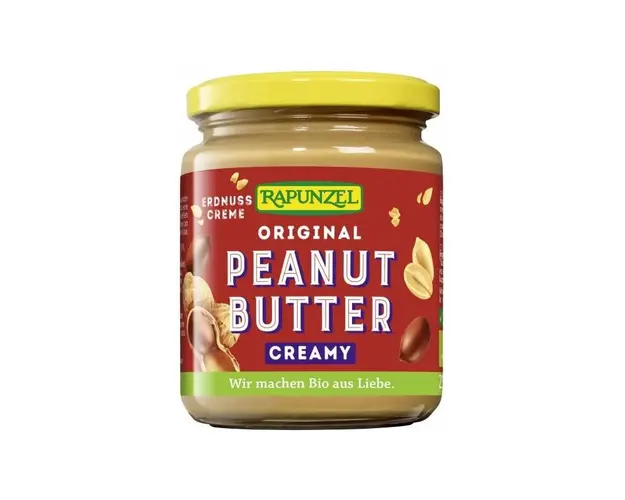 Unt de arahide cremos, eco-bio, 250g - Rapunzel