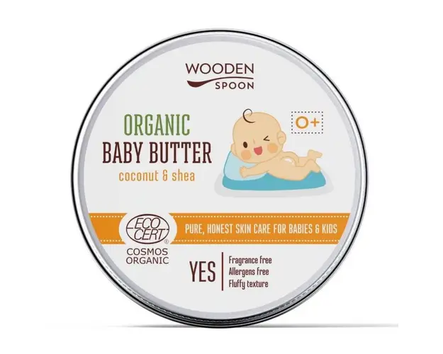 Unt de corp pentru bebelusi, eco-bio, 100 ml, Wooden Spoon