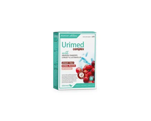 Urimed complex + probiotic, infectii urinare, 28cps, DIETMED - Type