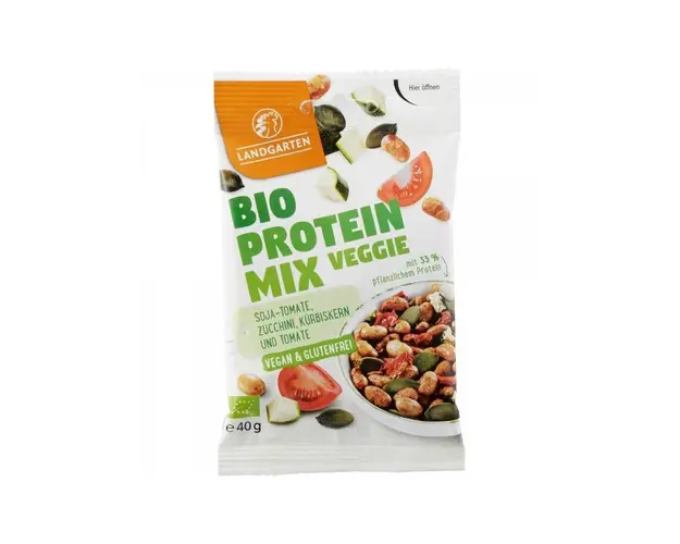 Veggie Mix bogat in proteine, fara gluten, eco-bio, 40g - Landgarten