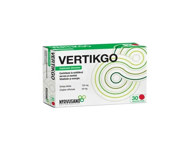 VERTIKGO, 30 comprimate filmate, NYRVUSANO PHARMACEUTICALS
