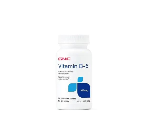 Vitamin B-6, 100 Mg, 100 Tablete- GNC