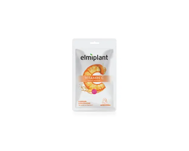 Vitamin C Masca Servetel Iluminare Revitalizare 20ml - Elmiplant
