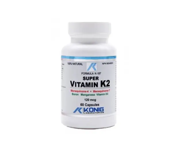 Vitamin K2, Konig Laboratorium, 60cps - Organika