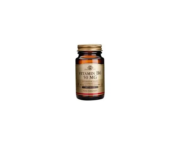 Vitamina B6 50mg 100cps - SOLGAR