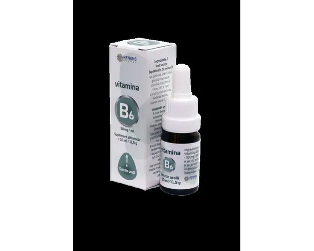 VITAMINA B6, solutie 50mg/ml, 10ml RENANS PHARMA