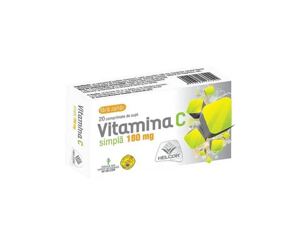 VITAMINA C, 180MG, 20cps - Helcor