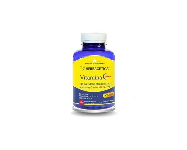 VITAMINA C FORTE 400mg, NATURALA, capsule, HERBAGETICA