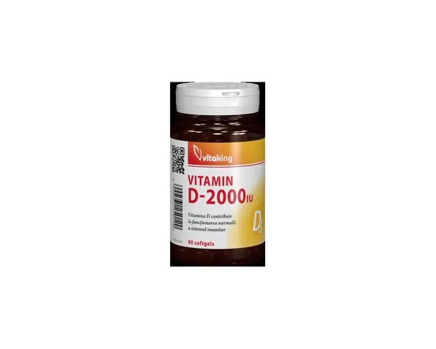 Vitamina D, 2000ui, 90cps - Vitaking