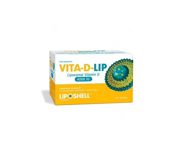 Vitamina D Lipozomala, 4000 Iu, 30 Plicuri - LIPOSHELL