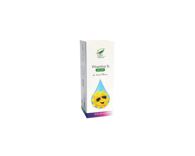 Vitamina D3 lichida, 10 ml, Medica - Pro Natura