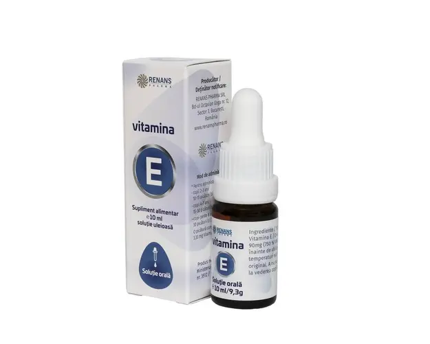 VITAMINA E, solutie orala 10ml, RENANS PHARMA