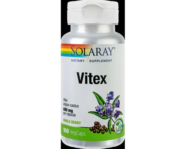 Vitex 400mg 100 cps veg - Solaray - Secom