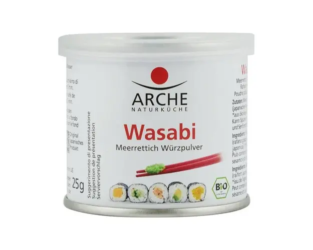 Wasabi pulbere din radacina de hrean, eco-bio, 25g - Arche