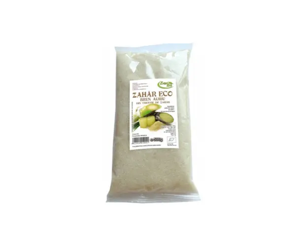 Zahar Brun Auriu Trestie Zahar Eco-Bio 500g - EVERBIO