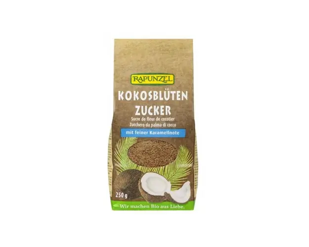 Zahar din flori de nuca de cocos, eco-bio, 250g - Rapunzel