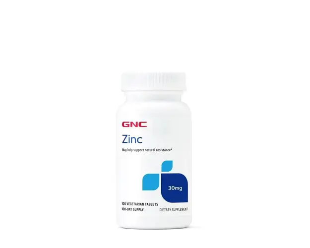 Zinc, 30 Mg, 100 Tablete- GNC