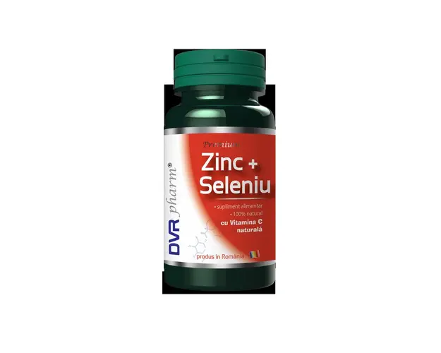 Zinc + Seleniu + Vitamina C naturala 60cps - DVR Pharm