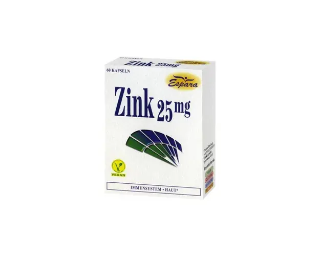 Zink, 25mg , 60cps - Espara