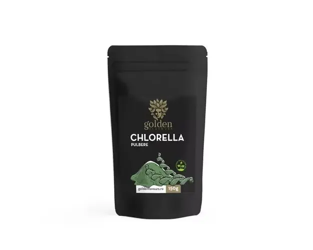 Chlorella Pulbere 100% Naturala, 150g | Golden Flavours