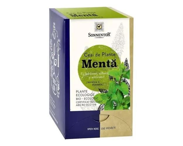 Ceai Plic Plante Menta 18 Plic ECO| Sonnentor