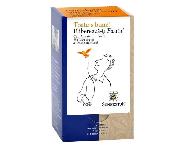Ceai " Toate-s Bune" - Elibereaza-Ti Ficatul 18 Plic ECO| Sonnentor