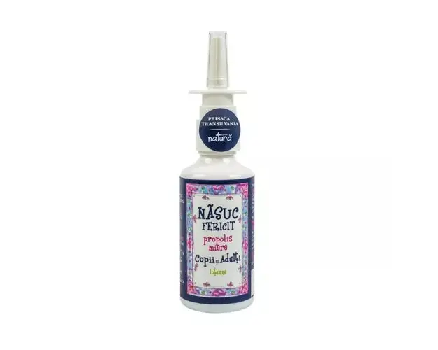 Spray copii „Nasuc fericit" (propolis, miere) | Prisaca Transilvania
