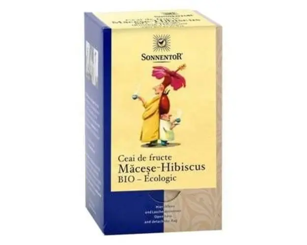 Ceai Plic Fructe Macese-Hibiscus 18 Plic ECO| Sonnentor