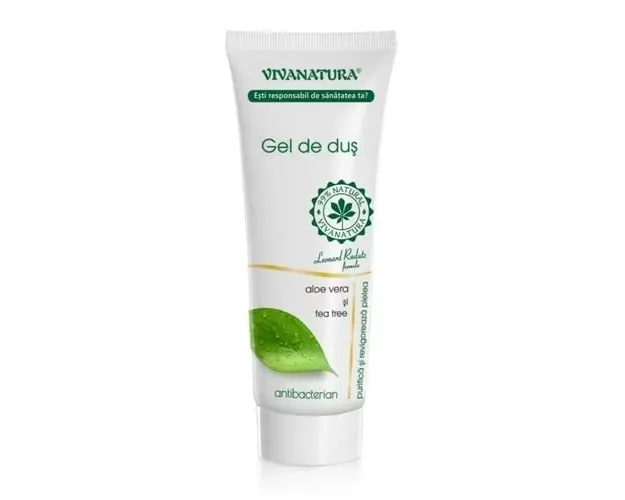 Gel de Duş cu Aloe Vera si Tea-Tree, 250ml | Vivanatura