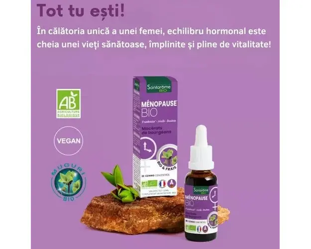 Menopauza Bio - Mix 3 Muguri, 30 ml | Santarome Bio