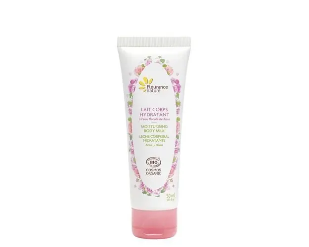 Lapte de corp hidratant cu trandafiri 50ml - format travel | Fleurance Nature