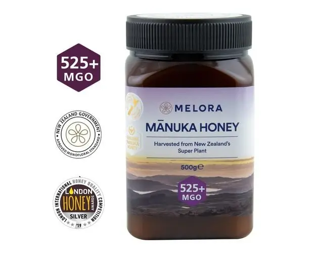 Miere de Manuka, MGO 525+ Noua Zeelanda Naturala, 500 g | MELORA