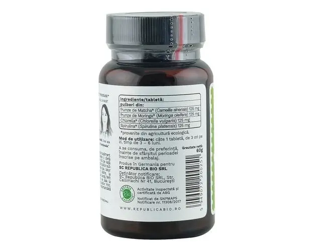 Green Detox, 120 tablete ECO| Republica BIO