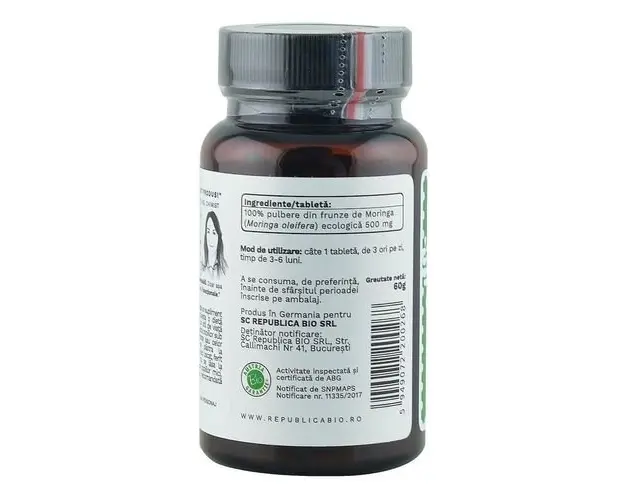 Moringa, 120 tablete ECO| Republica BIO