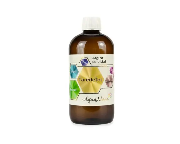 TareDeTot Argint Coloidal 125ppm, 500ml | AquaNano
