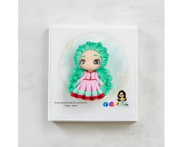 Brosa Printesa Roua, 5 cm - Alec Blenche